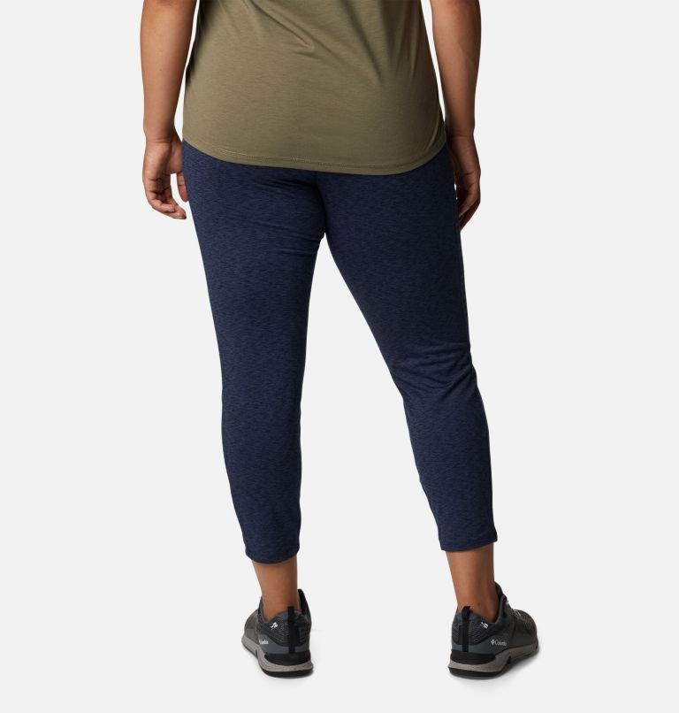 Women's Columbia Weekend Adventure 7/8 Leggings Navy | Plus Size CA-U584L